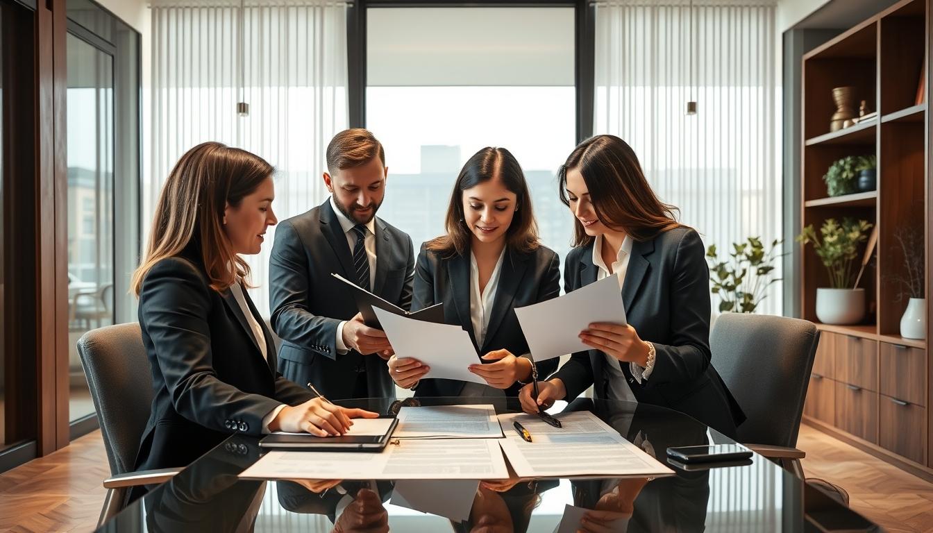 Real estate ownership transfer documents and closing confirmation